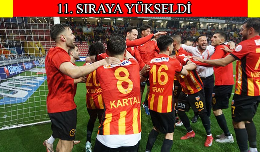 Kayserispor yenilmezlik serisini 7 maça çıkardı