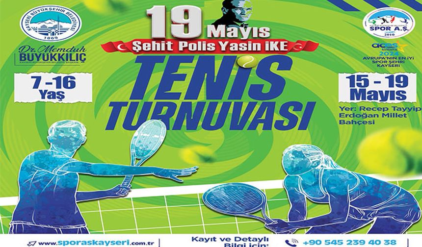 19 Mayıs’a özel tenis turnuvası