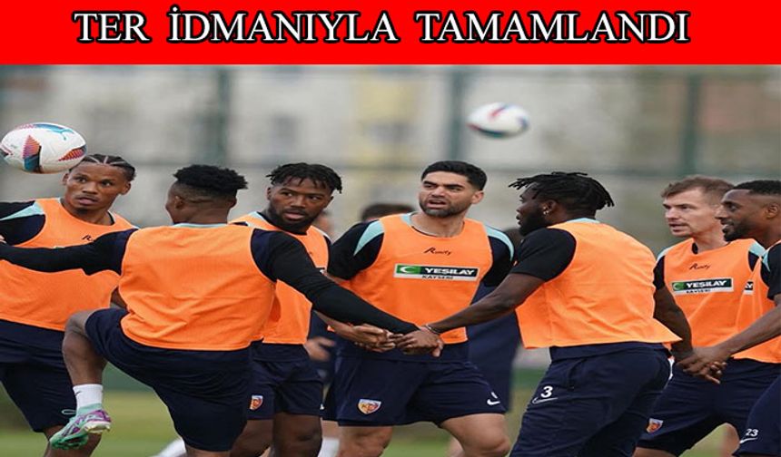 Kayserispor’da Galatasaray hazırlıkları sona erdi