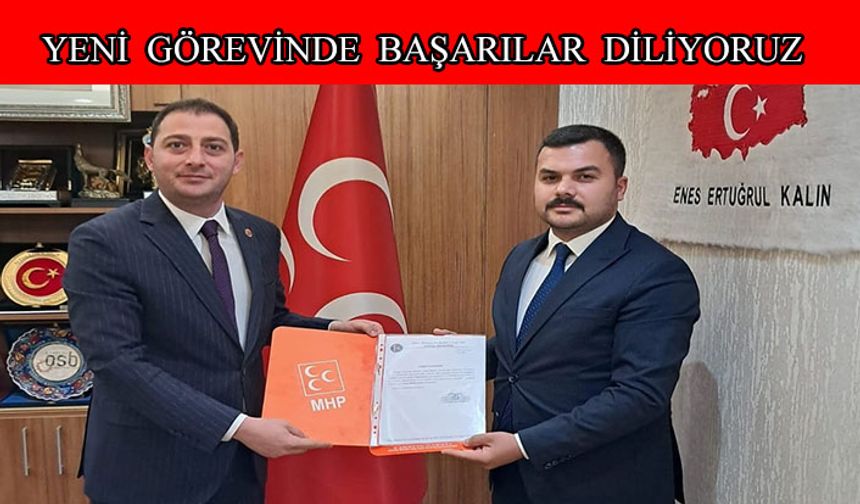 MHP Yahyalı İlçe Başkanı Ahmet İpekçi oldu