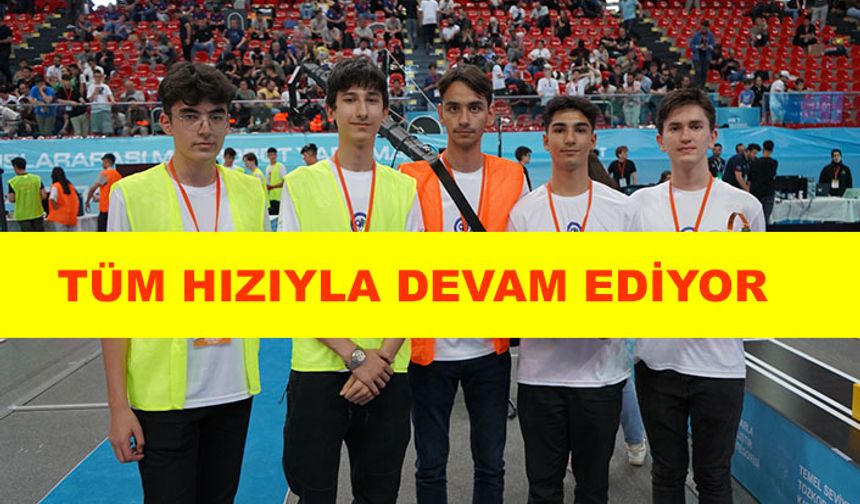 17. Uluslararası MEB Robot Yarışması Kayseri'de tüm hızıyla devam ediyor