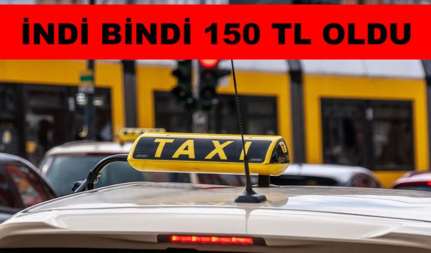 Taksi tarifesinde değişikliğe gidildi