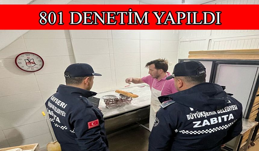 Zabıta ekipleri Nisan ayında 202 işlem uyguladı