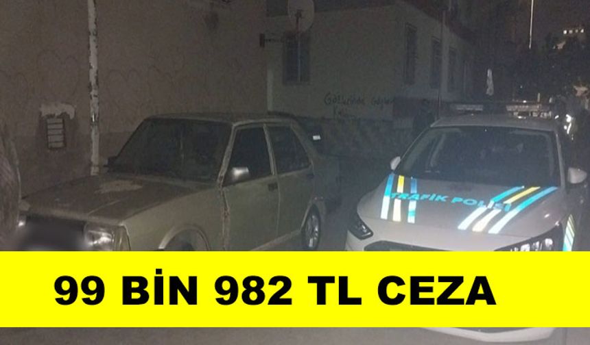 Drift yapan araca ağır ceza