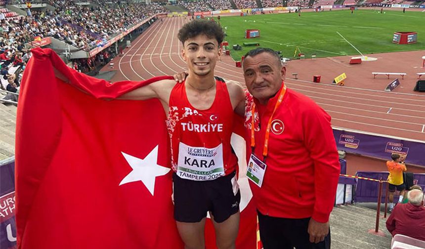 Kayserili genç atlet Kıyasettin yine rekor kırdı