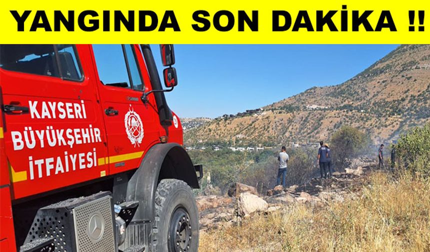 Çay Bağları’nda çıkan yangın kontrol altına alındı