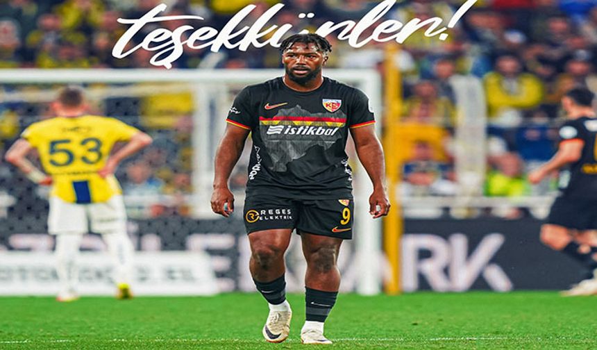 Kayserispor, Nazon’a teşekkür mesajı yayınladı