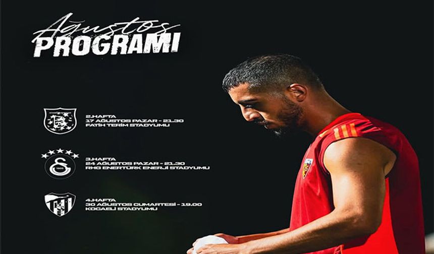 Kayserispor’un Ağustos programı belli oldu
