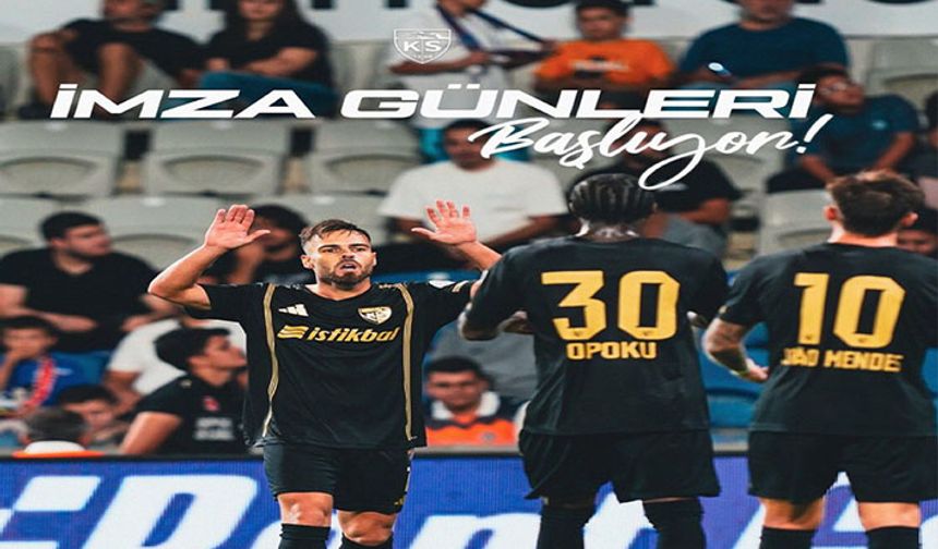 Kayserisporlu futbolcular imza etkinliğinde taraftarla buluşacak