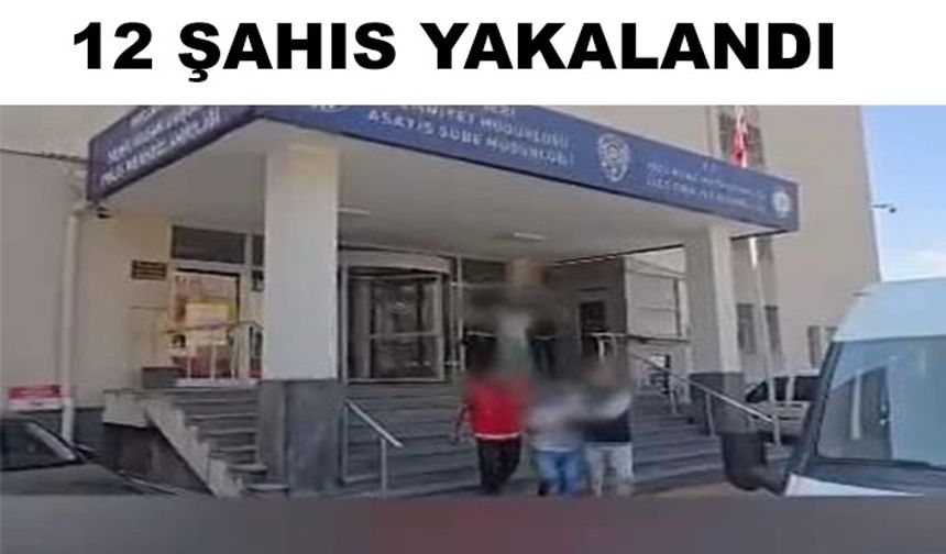 Polis ekiplerinden eş zamanlı operasyon
