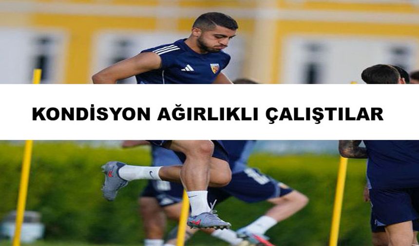 Kayserispor’da Başakşehir hazırlıkları devam ediyor
