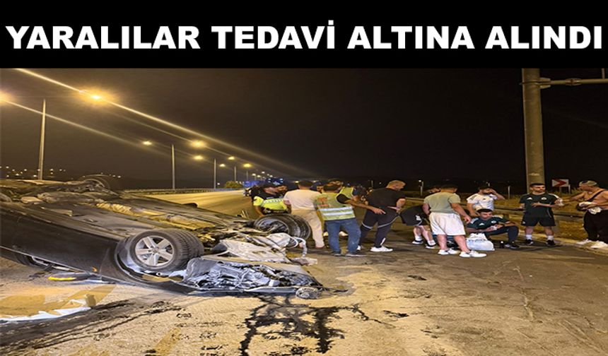 Erciyes 38 FK kafilesi denk geldikleri trafik kazasına müdahale etti