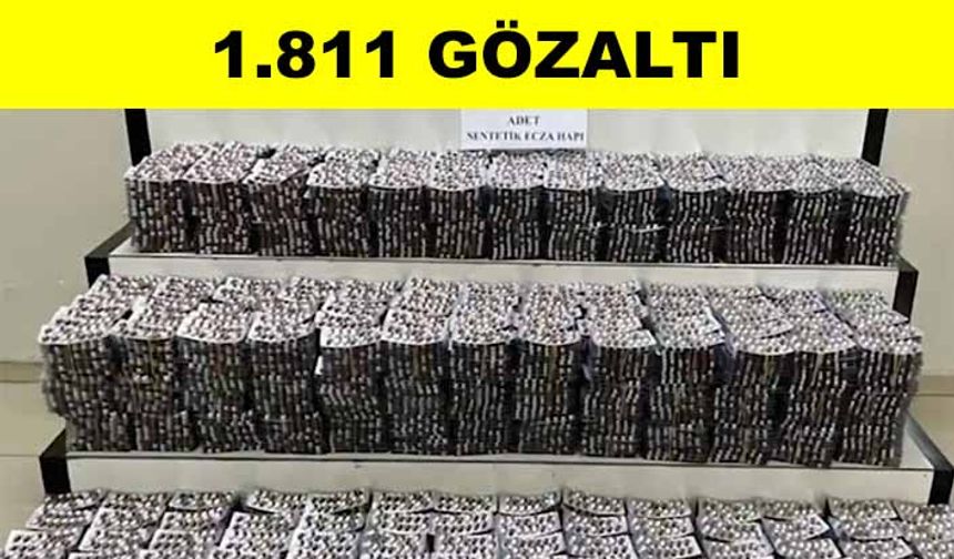 Kayseri dahil 74 ilde “narkotik” operasyonu