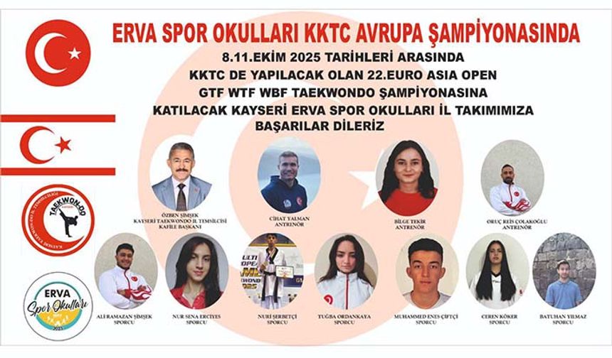 Erva Spor Okulları, KKTC Avrupa Şampiyonasında