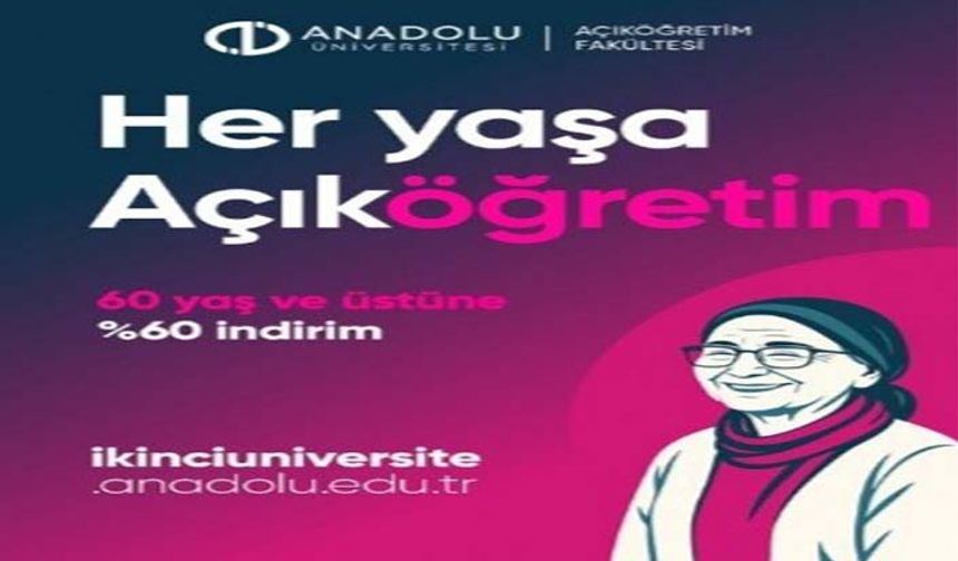 60 yaş ve üzeri bireyler için üniversite eğitimi verilecek