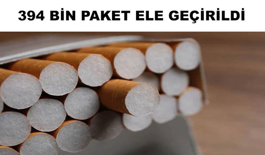 94 milyon liralık kaçak sigara operasyonu