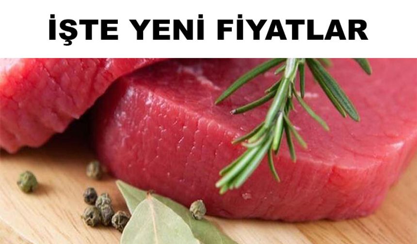 Ulusal Kırmızı Et Konseyi, güncel et fiyatlarını açıkladı