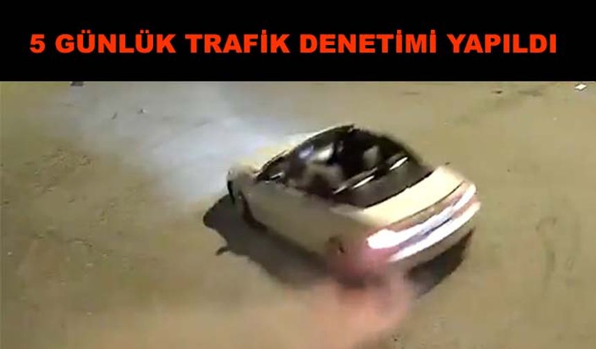 Bin 756 sürücüye cezai işlem