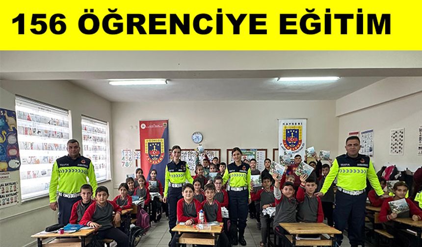 Jandarmadan okullara trafik bilinci