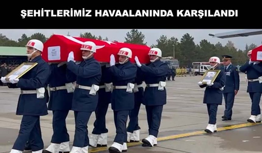 Şehit Nihat İlgen ve Burak Özkan’ın naaşı Kayseri’de