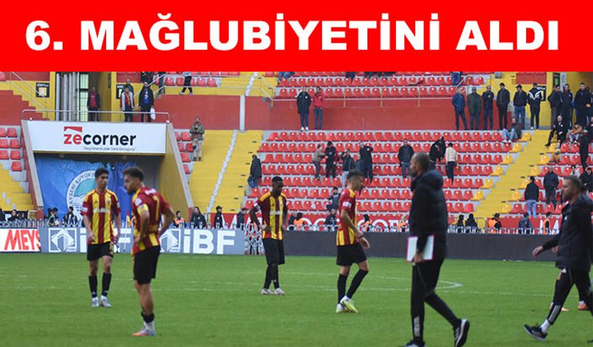 Kayserispor’da puan kaybı sürüyor