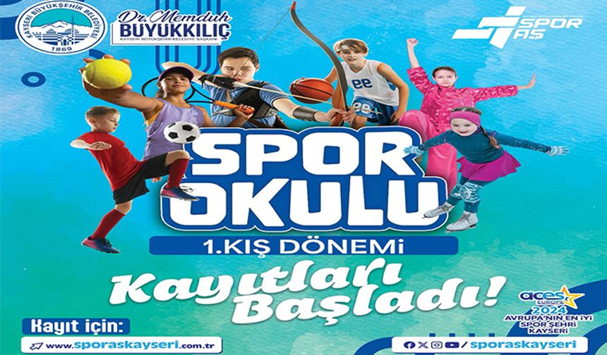 Büyükşehir'in Spor Okulunda 1. Kış Dönemi Kayıtları Başladı