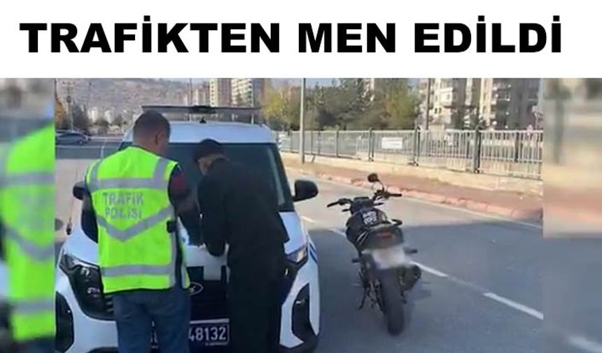Trafik kurallarını ihlal eden motosiklet sürücüsüne 13bin 440 tl ceza