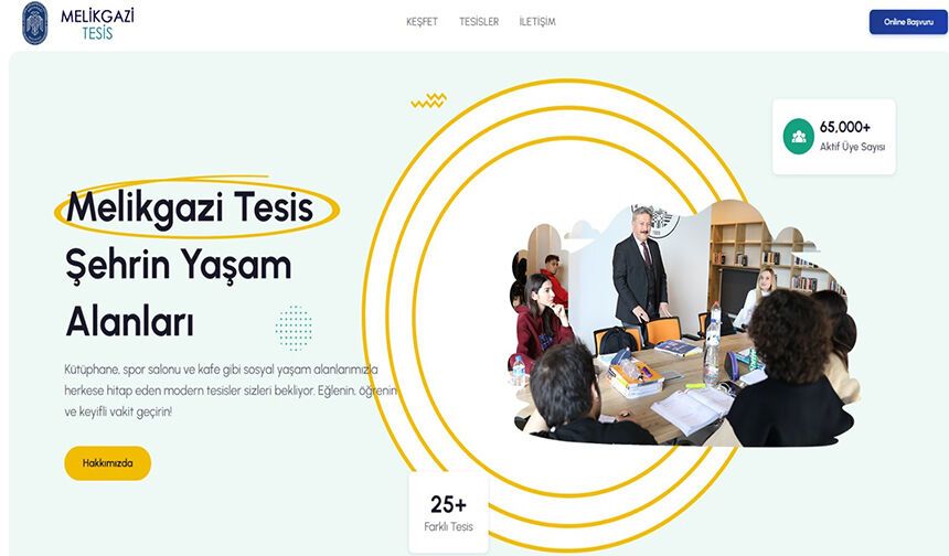 Melikgazi’de tüm sosyal tesisler tek bir dijital platformda toplandı