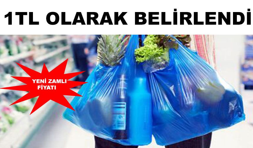 Son dakika... 2026 yılı market poşeti fiyatı belli oldu