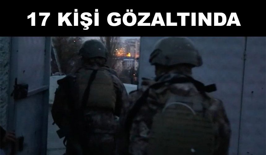 Eş zamanlı narkotik operasyonu