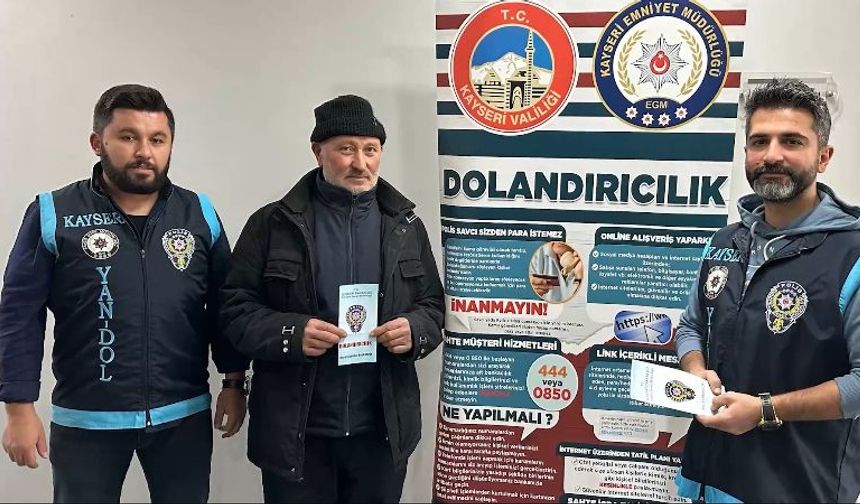 Kayseri’de sahte polis dolandırıcısı tespit edildi: 19 yaşındaki şüpheli aranıyor