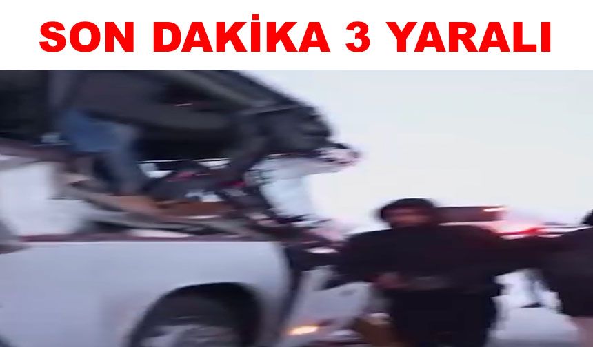 İncesu’da otobüs TIR’a çarptı