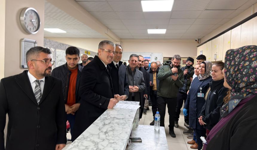 Şaban Çopuroğlu İncesu Devlet Hastanesi’ni ziyaret etti