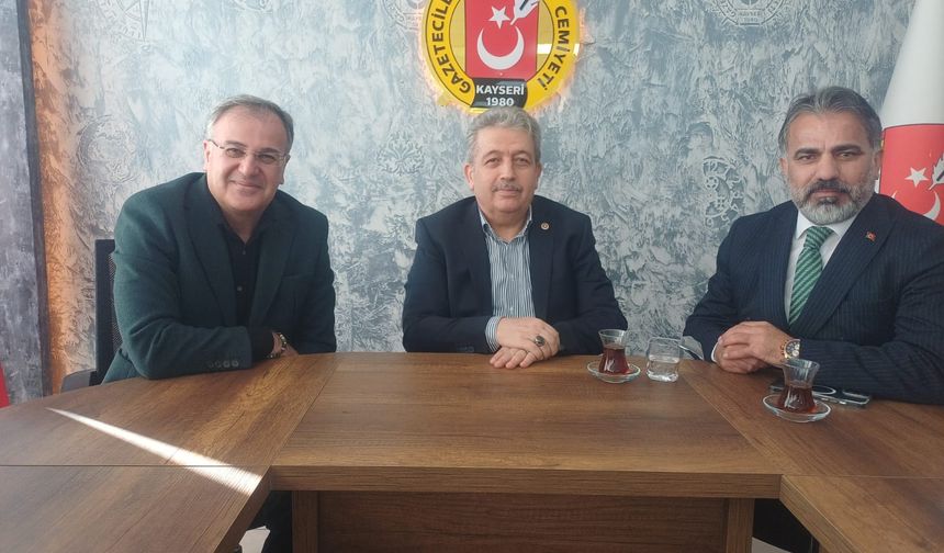 Başkan Özdoğan'dan KGC'ye 10 Ocak Çalışan Gazeteciler Günü ziyareti