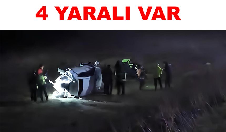 Otomobilin şarampole yuvarlanması sonucu 1 kişi öldü, 1’i ağır