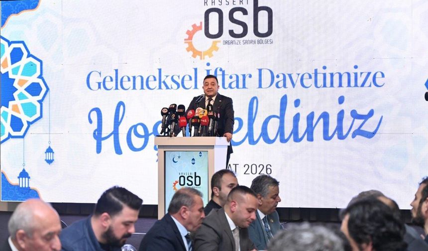 Kayseri OSB Başkanı Mehmet Yalçın: Yatırımlarımızın toplam bedeli 3.2 milyar TL