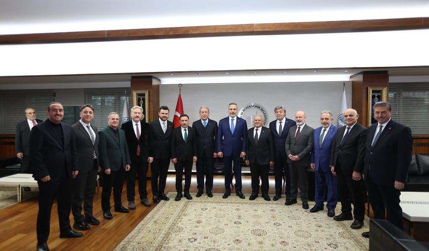 Dışişleri Bakanı Fidan'dan Başkan Büyükkılıç'a ziyaret