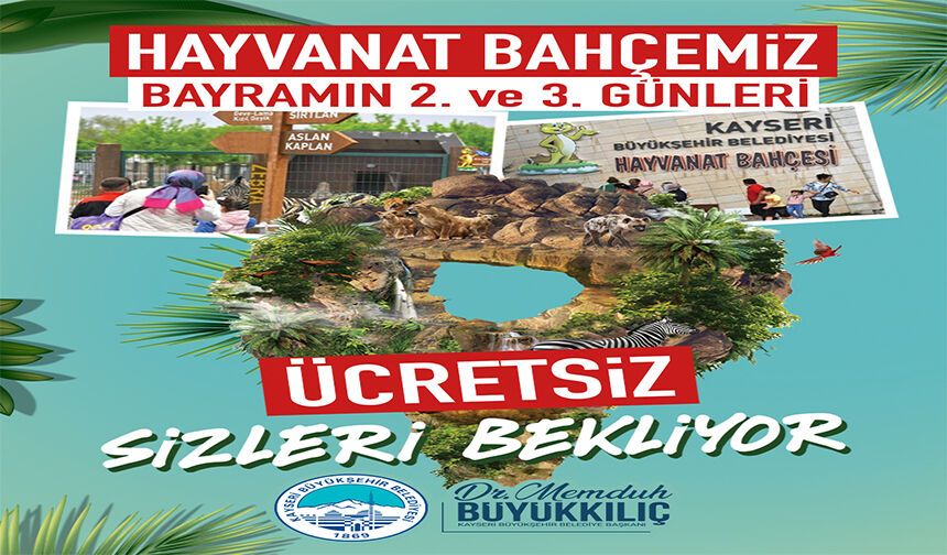 Kayseri Büyükşehir Belediye Başkanı Dr. Memduh Büyükkılıç, Ramazan Bayramı’nın 2 ve 3’üncü günlerinde Büyükşehir Belediy