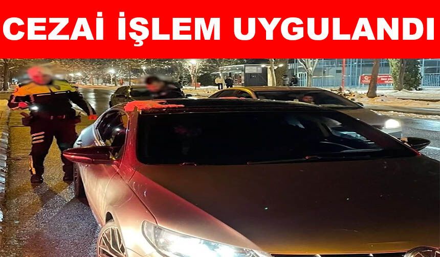 Trafik denetimlerinde 1 haftada 1164 sürücüye