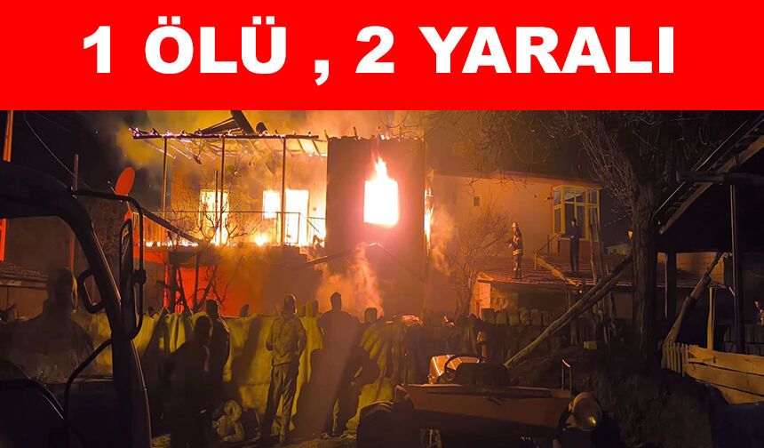 Kayseri'de müstakil evde yangın