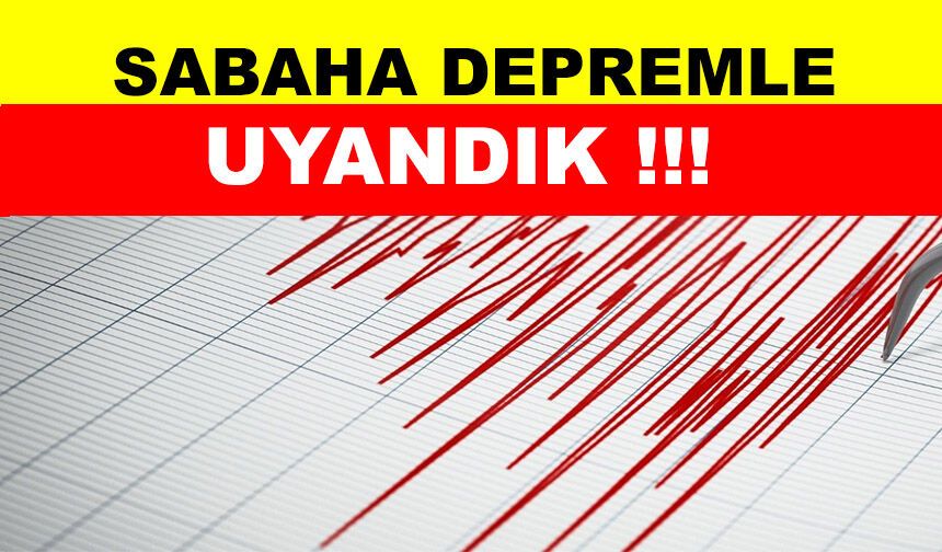 Kayseri’de 3.9 büyüklüğünde deprem