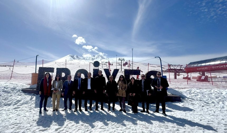 Belçika Heyeti, Erciyes’e Hayran Kaldı