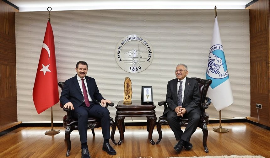 Başkan Büyükkılıç, Milli Savunma Bakan Yardımcısı Ayhan’ı Ağırladı