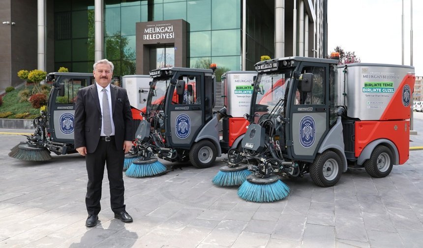 Melikgazi’nin Hizmet Kalitesini Artıracak Yeni Araçlar Sahada