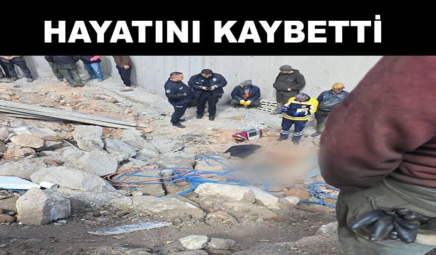 İnşaattan düşen şahıs