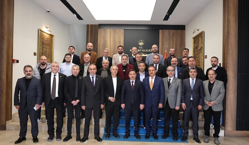 TSYD Heyeti Kayseri’nin Spor Vizyonunu Yerinde İnceledi