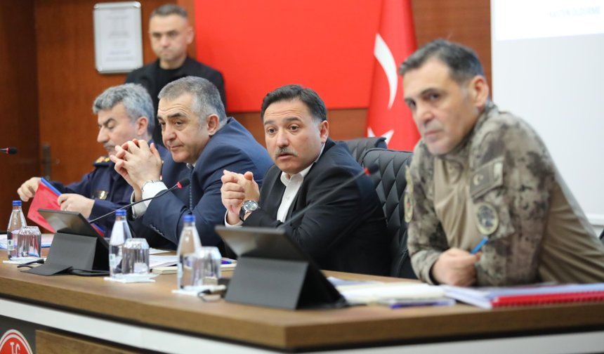 Kent Güvenlik Danışma Kurulu Vali Çiçek Başkanlığında Toplandı