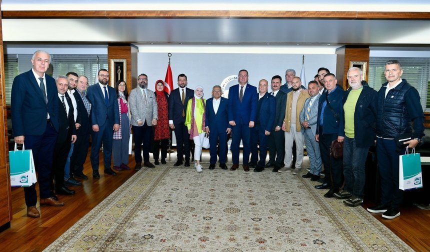 Bosna Hersek Dostluk Köprüleri Heyeti’nden Başkan Büyükkılıç’a Ziyaret