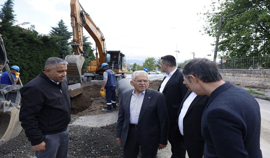 Başkan Büyükkılıç, Erenköy’de 25 Milyon TL’lik Yağmur Suyu Yatırımını İnceledi