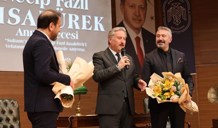 Melikgazi’de Necip Fazıl Kısakürek Şiirleriyle Anıldı